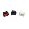 5/10Pcs Push Button Switch 10x15mm SPST 2Pin 3A 250V KCD11 Snap-in on/Off Rocker Switch 10MM*15MM Black Red and White(White,5pcs) view 3