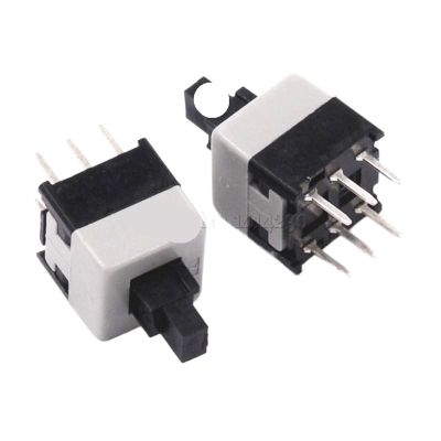 10Pcs 8.5 * 8.5mm Double Row No Locked Switch/Push Button Switch/Key Switch 6Pin