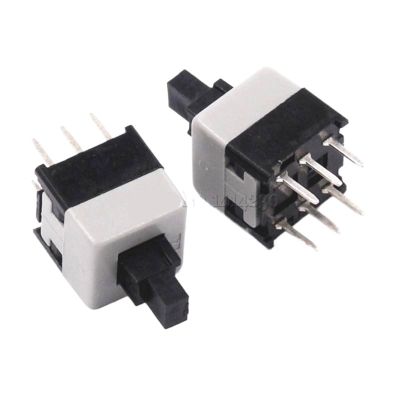 100Pcs 8.5 * 8.5mm Double Row No Locked Switch/Push Button Switch/Key Switch 6Pin