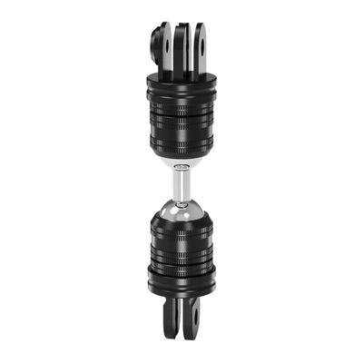 BGNing Dual Ball Head Adjustable Bracket, 1/4 Quick Release CNC Aluminum Camera Head, Suitable for use with Selfie Sticks, Tripods, Compatible with Hero/Action 5pro Sports Cameras (Type 12)