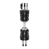 BGNing Dual Ball Head Adjustable Bracket, 1/4 Quick Release CNC Aluminum Camera Head, Suitable for use with Selfie Sticks, Tripods, Compatible with Hero/Action 5pro Sports Cameras (Type 12) view 2