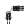 BGNing Dual Ball Head Adjustable Bracket, 1/4 Quick Release CNC Aluminum Camera Head, Suitable for use with Selfie Sticks, Tripods, Compatible with Hero/Action 5pro Sports Cameras (Type 12) view 3