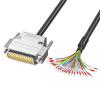 ZDMEBEZ 1Pcs DB37 Serial Port Connector Line DB15 DB25 with Number Tube 9/15/25/37 Pin Terminal Wire DB9/25/15 Parallel Port Connecting Cord(DB25-MM,3 Meters) view 1