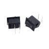 10Pcs Black Push Button Switch 3A 250V 6A 125VAC KCD11 2Pin Left Curved Needle Snap-in On/Off Rocker Switch 10 * 15mm Black view 4