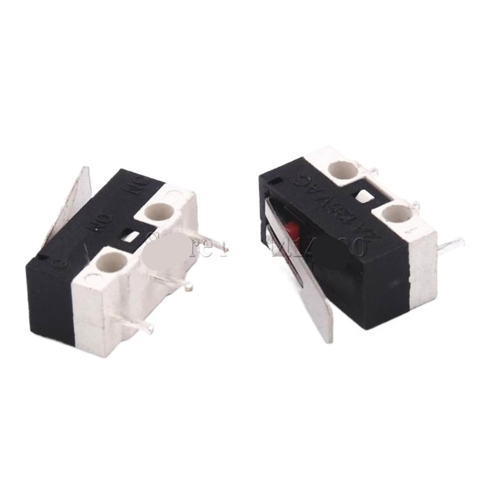 10Pcs Limit Switch Push Button Switch 1A 125V AC Mouse Switch 3Pins Micro Switch