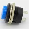 12pcs R13-507 Momentary SPST NO Red Round Cap Push Button Switch AC 6A/125V 3A/250V 6color(12PCS Black) view 3