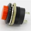12pcs R13-507 Momentary SPST NO Red Round Cap Push Button Switch AC 6A/125V 3A/250V 6color(12PCS Black) view 4