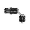 BGNing Dual Ball Head Adjustable Bracket, 1/4 Quick Release CNC Aluminum Camera Head, Suitable for use with Selfie Sticks, Tripods, Compatible with Hero/Action 5pro Sports Cameras (Type 10) view 3