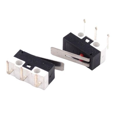 100Pcs 3Pins 90 Degree Curved Needle Mouse Switch Limit Switch Push Button Switch 1A 125V AC
