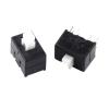 10Pcs DC30V/0.1A Multifunctional Mini Switch Double Row 12 pins self-Locking 8.5x8.5x13mm Square Head Black Dual Control Button view 2