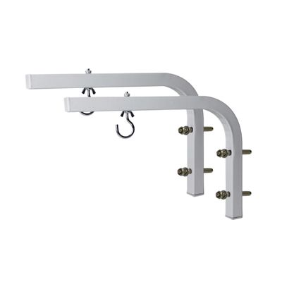 90 Degrees Bracket Projection Screen Hanger Adjustable Ceiling Mount for HD Projector Screens L Shape Hook Holder