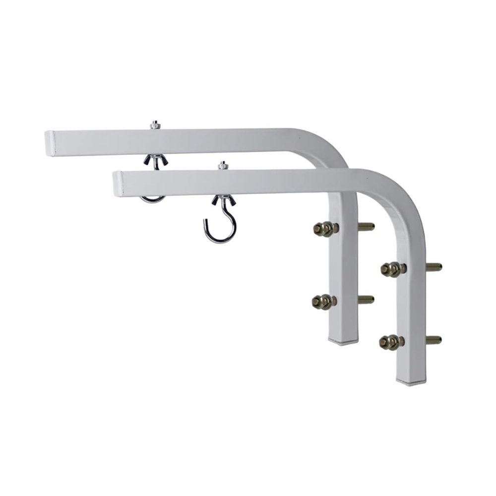 90 Degrees Bracket Projection Screen Hanger Adjustable Ceiling Mount for HD Projector Screens L Shape Hook Holder