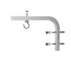 90 Degrees Bracket Projection Screen Hanger Adjustable Ceiling Mount for HD Projector Screens L Shape Hook Holder view 4