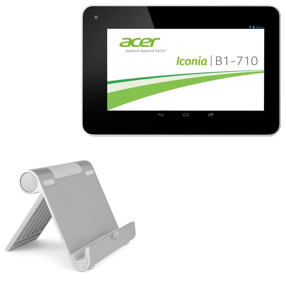BoxWave Stand and Mount Compatible with Acer Iconia Tab B1-710 - VersaView Aluminum Stand, Portable, Multi Angle Viewing Sturdy