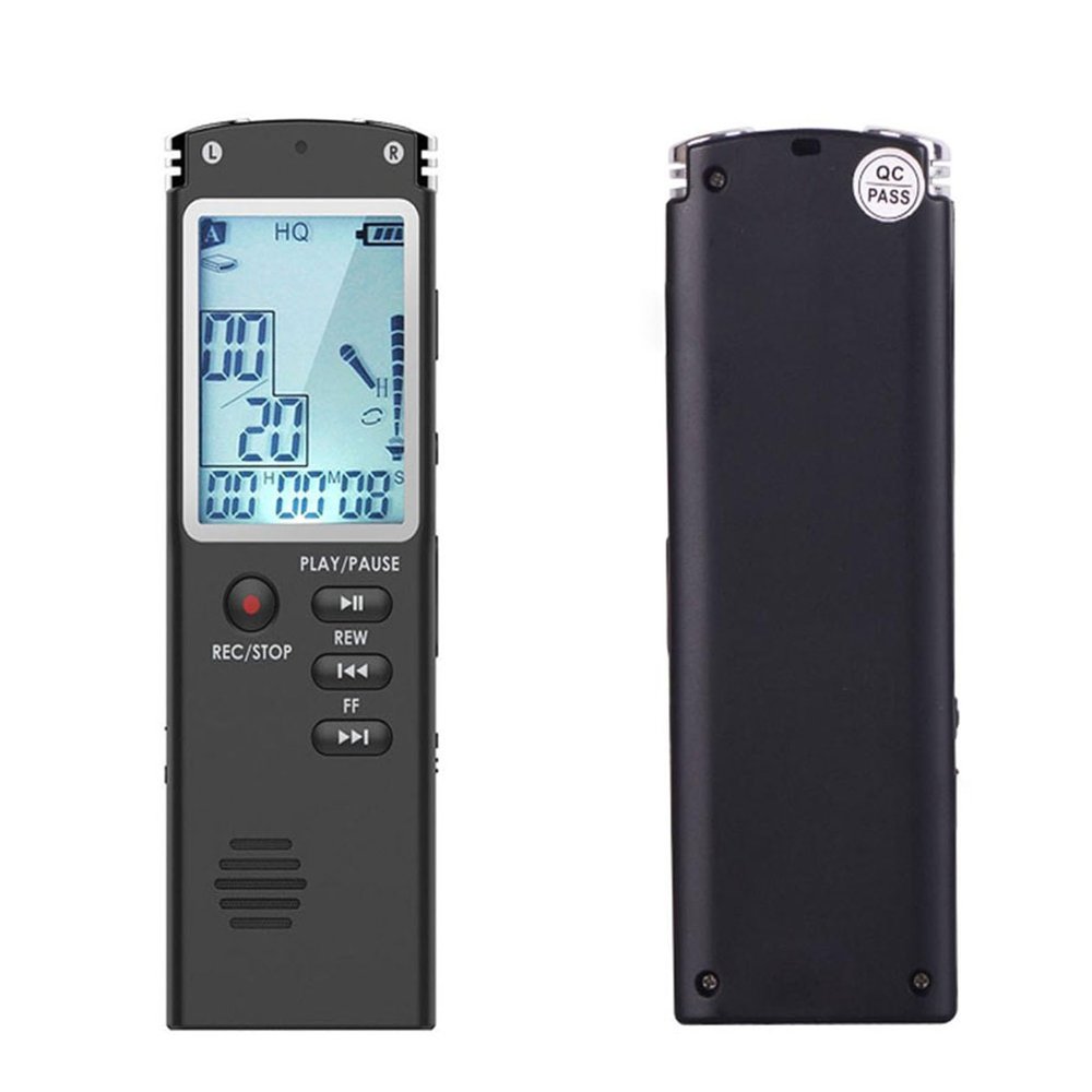 Digital Voice Recorder with Playback,Mini Audio Recording Device for Lecture Interviews, Voice Activated Recorder Dictaphone Sound Tape Recorder, Password Protection, 8G/16G/32G (TIG-DVR47-32G)