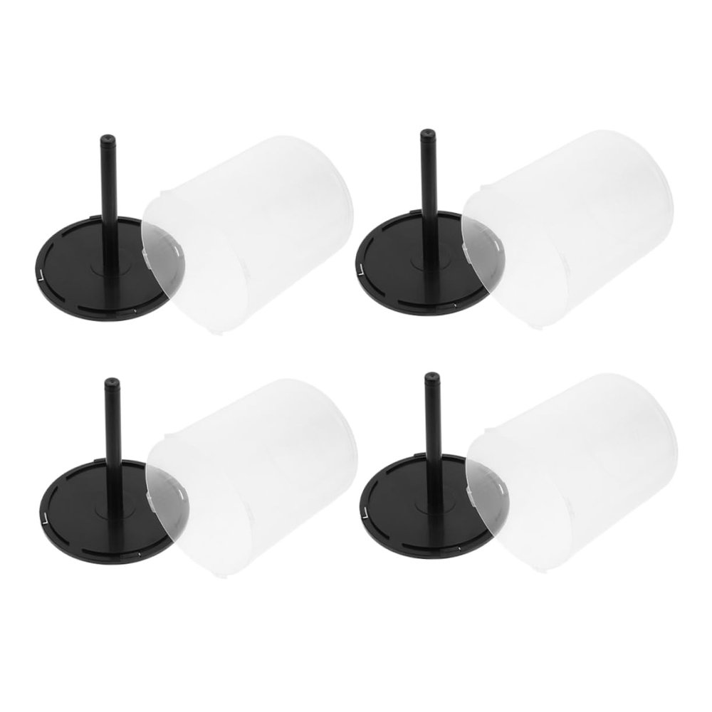 Cabilock 4pcs Efficient Cd DVD Organizing Bins Storage Containers Versatile for Home Office