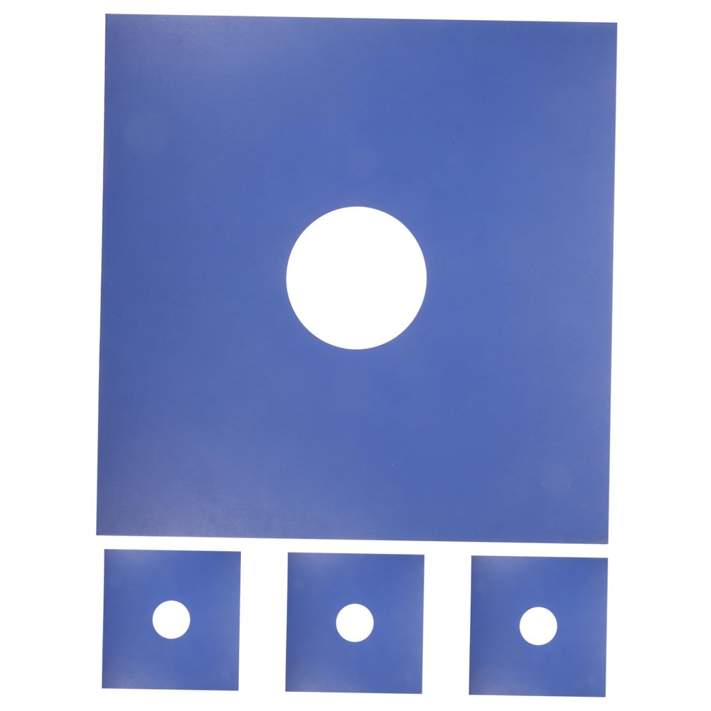 GLEAVI 4pcs Vinyl Record Sleeves Protective Covers for Decor Country Record Protection Bag