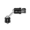 BGNing Dual Ball Head Adjustable Bracket, 1/4 Quick Release CNC Aluminum Camera Head, Suitable for use with Selfie Sticks, Tripods, Compatible with Hero/Action 5pro Sports Cameras (Type 9) view 3