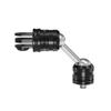 BGNing Dual Ball Head Adjustable Bracket, 1/4 Quick Release CNC Aluminum Camera Head, Suitable for use with Selfie Sticks, Tripods, Compatible with Hero/Action 5pro Sports Cameras (Type 9) view 4