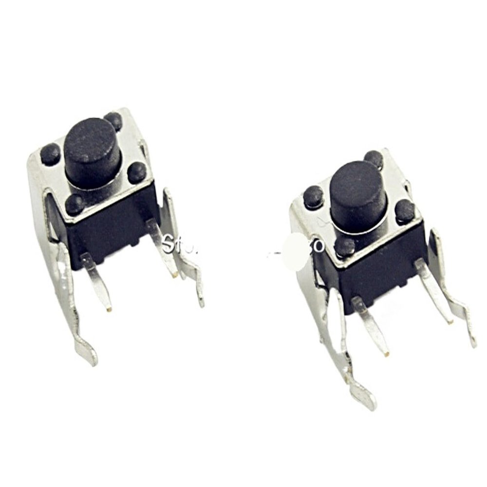 20Pcs Tact Switch 6 * 6 * 5mm Horizontal with Bracket Tactile Push Button Switches 6x6x5mm Micro Switch