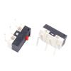 10PCS Mouse Switch Left Bend 90 Degrees 3P Needle 1A 125VAC Micro Switch 3Pins Small Push Button Switch view 1
