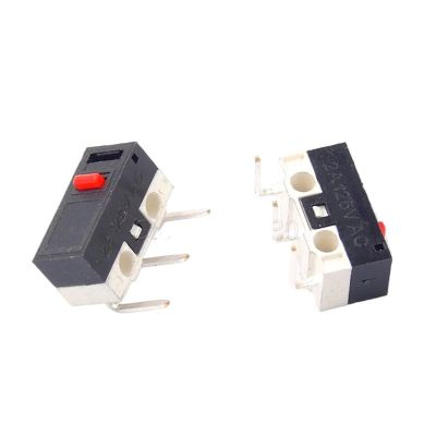 10PCS Mouse Switch Right Bend 90 Degrees Curved Needle 1A 125VAC Micro Switch 3Pins Small Push Button Switch