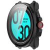 2 Pack Hard Case with Screen Protector for TicWatch Pro 5, HD Clear Built-in 9H Tempered Glass Full Protection Slim Cover (Black/Dark Blue) view 4