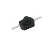 10PCS 12 * 8MM DC 30V 1A On Off Mini Push Button Switch for Electric Torch 1208YD Self Locking(Black) view 1