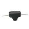 10PCS 12 * 8MM DC 30V 1A On Off Mini Push Button Switch for Electric Torch 1208YD Self Locking(Black) view 4