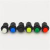 10pcs Red Green Yellow Black White Blue 12MM Self Momentary Push Button Switch(Black) view 3