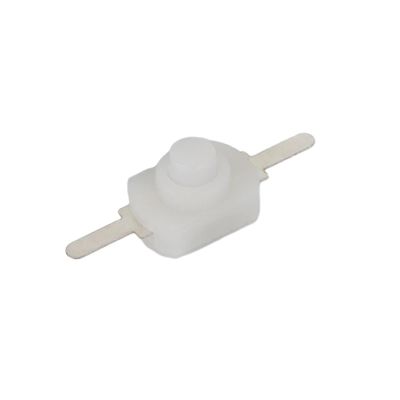 10PCS 12 * 8MM DC 30V 1A On Off Mini Push Button Switch for Electric Torch 1208YD Self Locking(White)