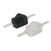10PCS 12 * 8MM DC 30V 1A On Off Mini Push Button Switch for Electric Torch 1208YD Self Locking(White) view 2