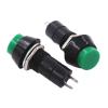 10PCS Reset Switch PBS-11B Off-(ON) Normally Open no Locked 250VAC 1A Round Push Button Green view 2