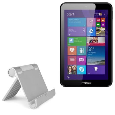 BoxWave Stand and Mount Compatible with Prestigio MultiPad Visconte Quad - VersaView Aluminum Stand, Portable, Multi Angle Viewing Sturdy