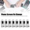 Enlybee 8Pcs Phone LCD Repair Clamps, Aluminum Alloy Material, Bracket for smoothness Operation, Screen Fix Clamps for Most Mobile Phones and Tablets view 3