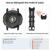 U-LIMVE Watch Band for Garmin Instinct 3 45mm/Instinct E 45mm, 22mm Silicone Replacement Watch Strap view 2