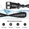 U-LIMVE Watch Band for Garmin Instinct 3 45mm/Instinct E 45mm, 22mm Silicone Replacement Watch Strap view 4