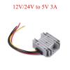 1PCS 12/24V to 5V DC Power Converter 3A 5A 10A 15A 20A 30A 40A Auto Buck Regulator Step Down Voltage Supply Module for Car(3A) view 2