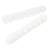 Angoily 2pcs Adhesive Cable Clip Holders Desktop Wire Organizer for Data Earphone and Network Cables Tidy up Your Office Home Car with Strong Adhesive Silicone Clips view 1