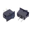 50Pcs Black Push Button Switch 3A 250V KCD11 2Pin Snap-in On/Off Rocker Switch 10MM*15MM Black view 2