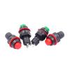 100PCS 10mm Round Miniature Button DS-211 Momentary/Self-Locking Push Button Switch 1A 250V AC Red Green(Green,Momentary) view 2