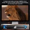 Mtlavishness V111 Computer Speaker Powerful Bar Stereo Subwoofer Bass Speaker Surround Sound Box for PC Laptop Phone Tablet MP3 MP4 with Independent Metal Volume Knob Blue LED (Black) view 3