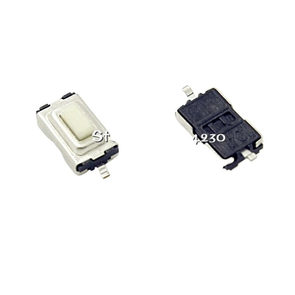 1000Pcs 3 * 6 * 2.5mm 3 * 6 * 2.5H SMD 3x6x2.5mm White Push Button Switch Microswitch Tact Switch