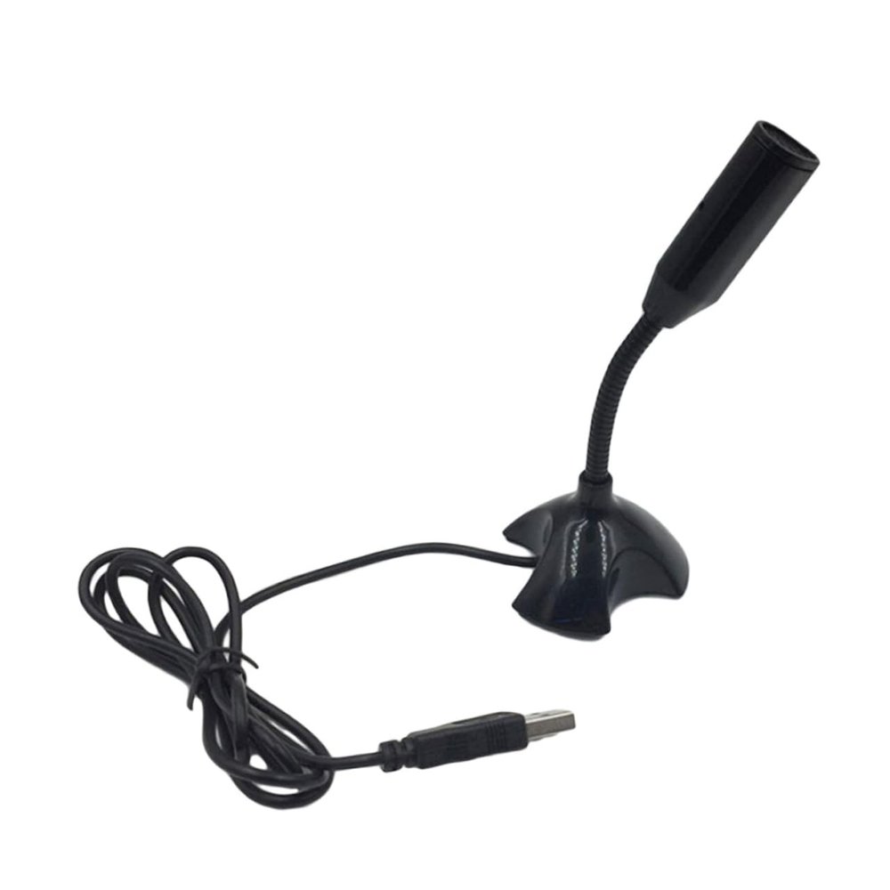 CIYODO USB Microphone for Computer Conferencing Desktop Voice Chat Microphone Ultra Lightweight Design for Home Recording and Gaming Black