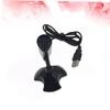 CIYODO USB Microphone for Computer Conferencing Desktop Voice Chat Microphone Ultra Lightweight Design for Home Recording and Gaming Black view 4