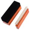CAXUSD 2pcs Vinyl Record Cleaner Kit Static Wood Handle Brush Set for Gentle Cleaning of Vinyl Records Featuring Soft Wool and Velvet Bristles for Music Enthusiasts view 1