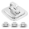 COHEALI 4pcs Laptop Locks Security Anchor Base Plate Fixed Plate for Cable Locks Desk Mount Security Anchor view 1