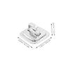 COHEALI 4pcs Laptop Locks Security Anchor Base Plate Fixed Plate for Cable Locks Desk Mount Security Anchor view 2