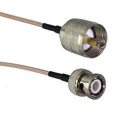 SAIYRMKQ UHF PL259 Male Plug & SO239 Female Jack to BNC Male Connector Crimp RG58 RG316 Cable Wire Terminal RF Jumper Pigtail 6inch~10M(RG316 PL259 to BNC,8M)