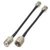SAIYRMKQ UHF PL259 Male Plug & SO239 Female Jack to BNC Male Connector Crimp RG58 RG316 Cable Wire Terminal RF Jumper Pigtail 6inch~10M(RG316 PL259 to BNC,8M) view 3